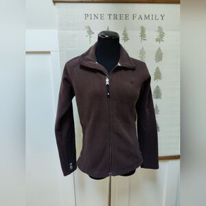 The North Face Women’s Brown Full-Zip Fleece Jacket Size Small